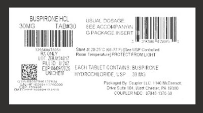 Label (Buspirone 30mg)